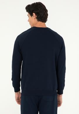 Erkek Lacivert Basic Sweatshirt - 50289030009