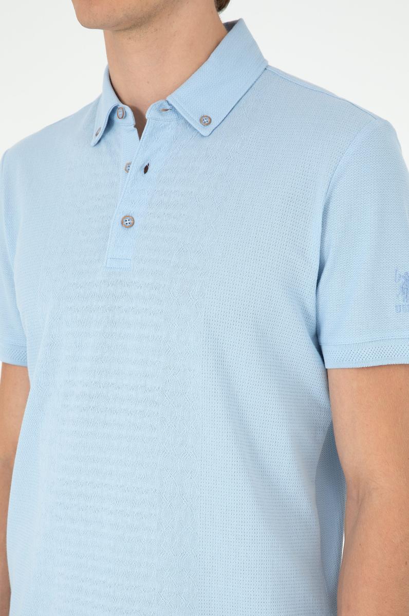 Erkek Açık Mavi Tişört