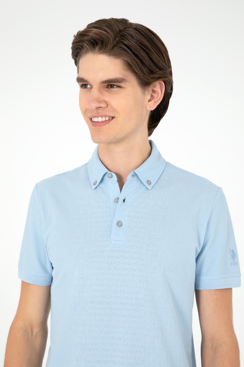 Erkek Açık Mavi Tişört