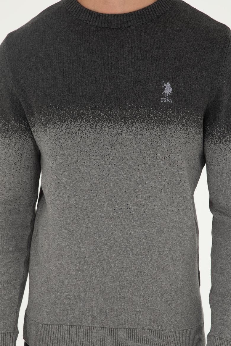 Erkek Antrasit Melanj Kazak - 50293538017