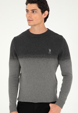 Erkek Antrasit Melanj Kazak - 50293538017