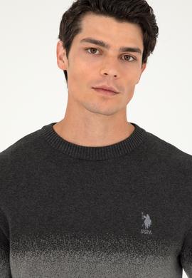 Erkek Antrasit Melanj Kazak - 50293538017