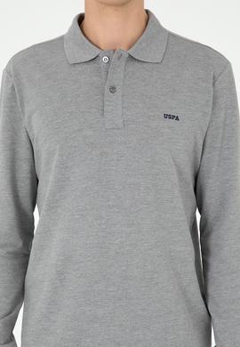 Erkek Gri Melanj Basic Sweatshirt - 50295169126