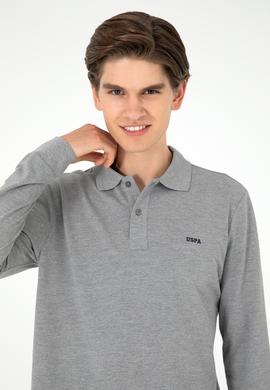 Erkek Gri Melanj Basic Sweatshirt - 50295169126