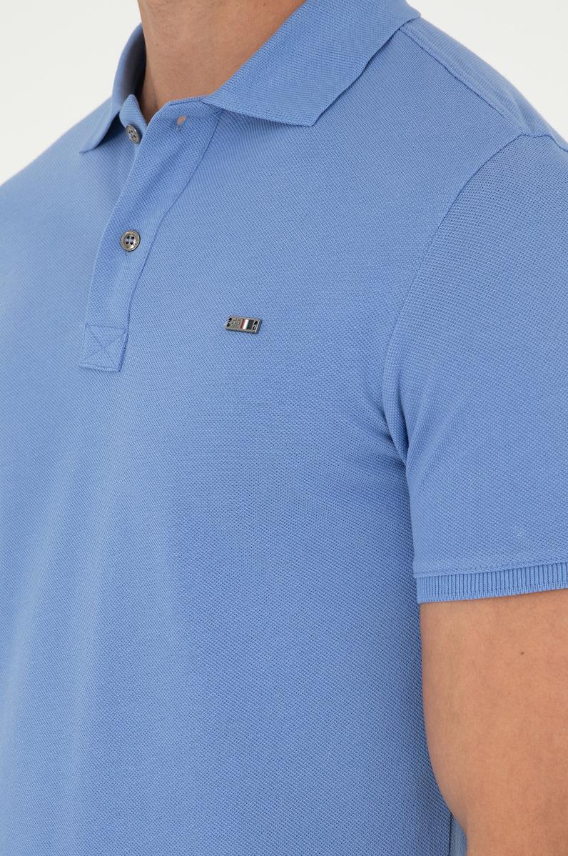 Erkek Saks Basic Tişört