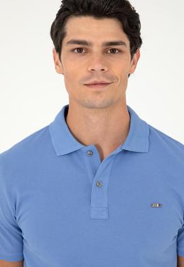 Erkek Saks Basic Tişört - 50279610056