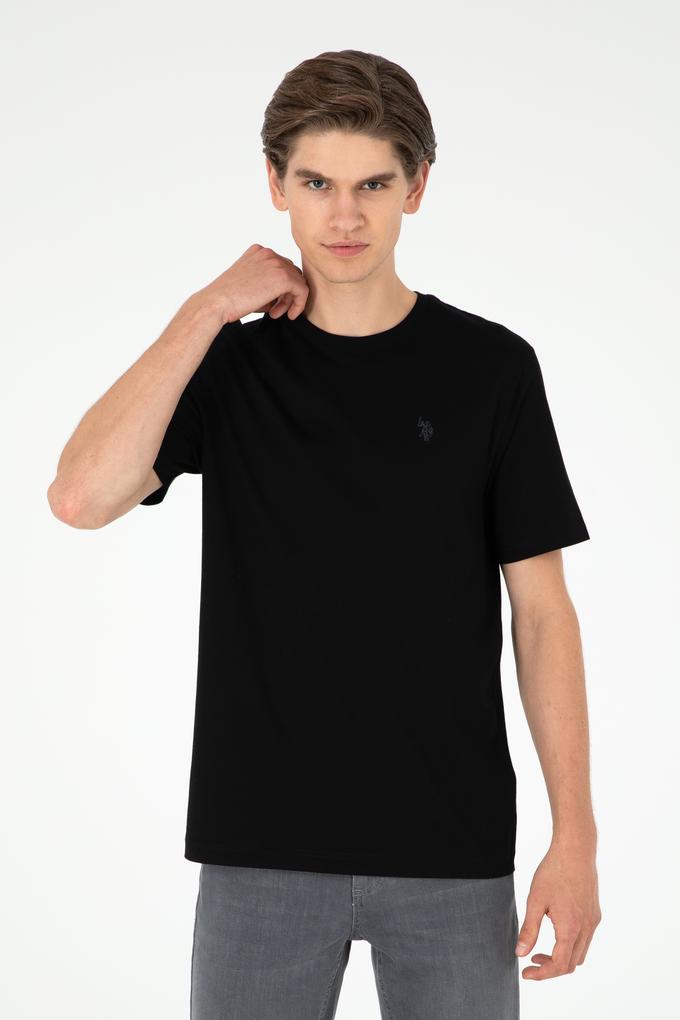 Erkek Siyah Basic Tişört