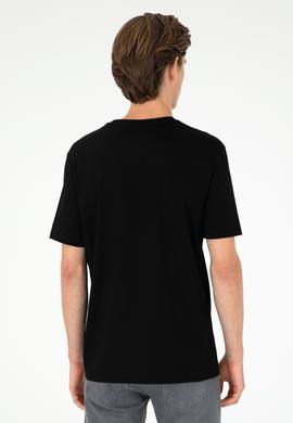 Erkek Siyah Basic Tişört - 50281948019