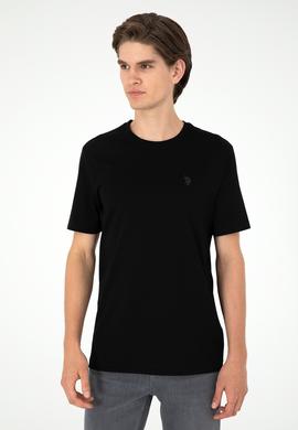 Erkek Siyah Basic Tişört - 50281948019