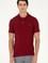 Erkek Bordo Basic Tişört