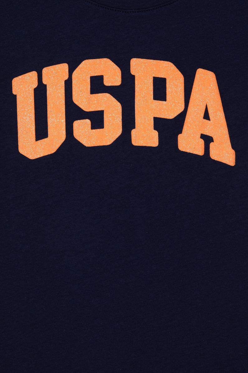 Kız Çocuk Lacivert Bisiklet Yaka Basic Tişört