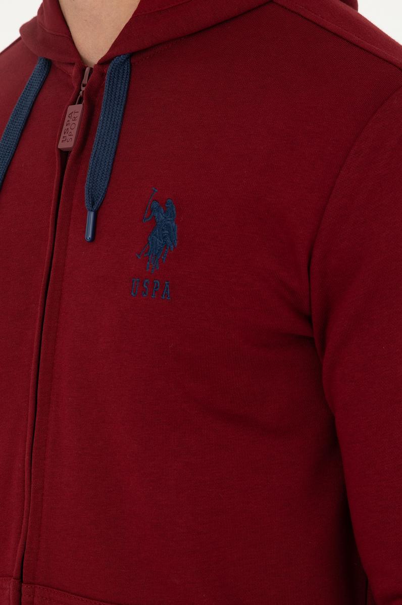 Erkek Bordo Örme Hırka