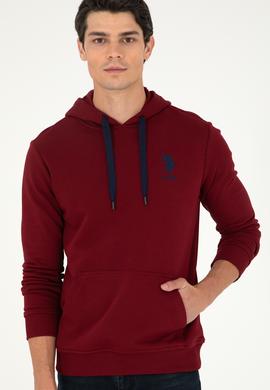 Erkek Bordo Basic Sweatshirt - 50289059047