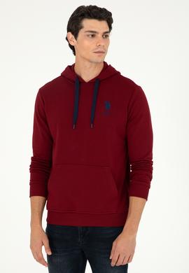 Erkek Bordo Basic Sweatshirt - 50289059047