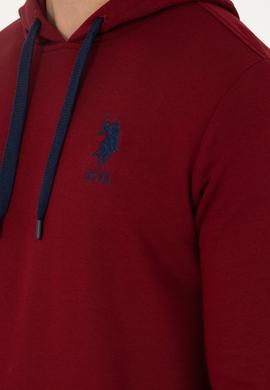 Erkek Bordo Basic Sweatshirt - 50289059047