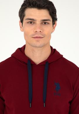 Erkek Bordo Basic Sweatshirt - 50289059047
