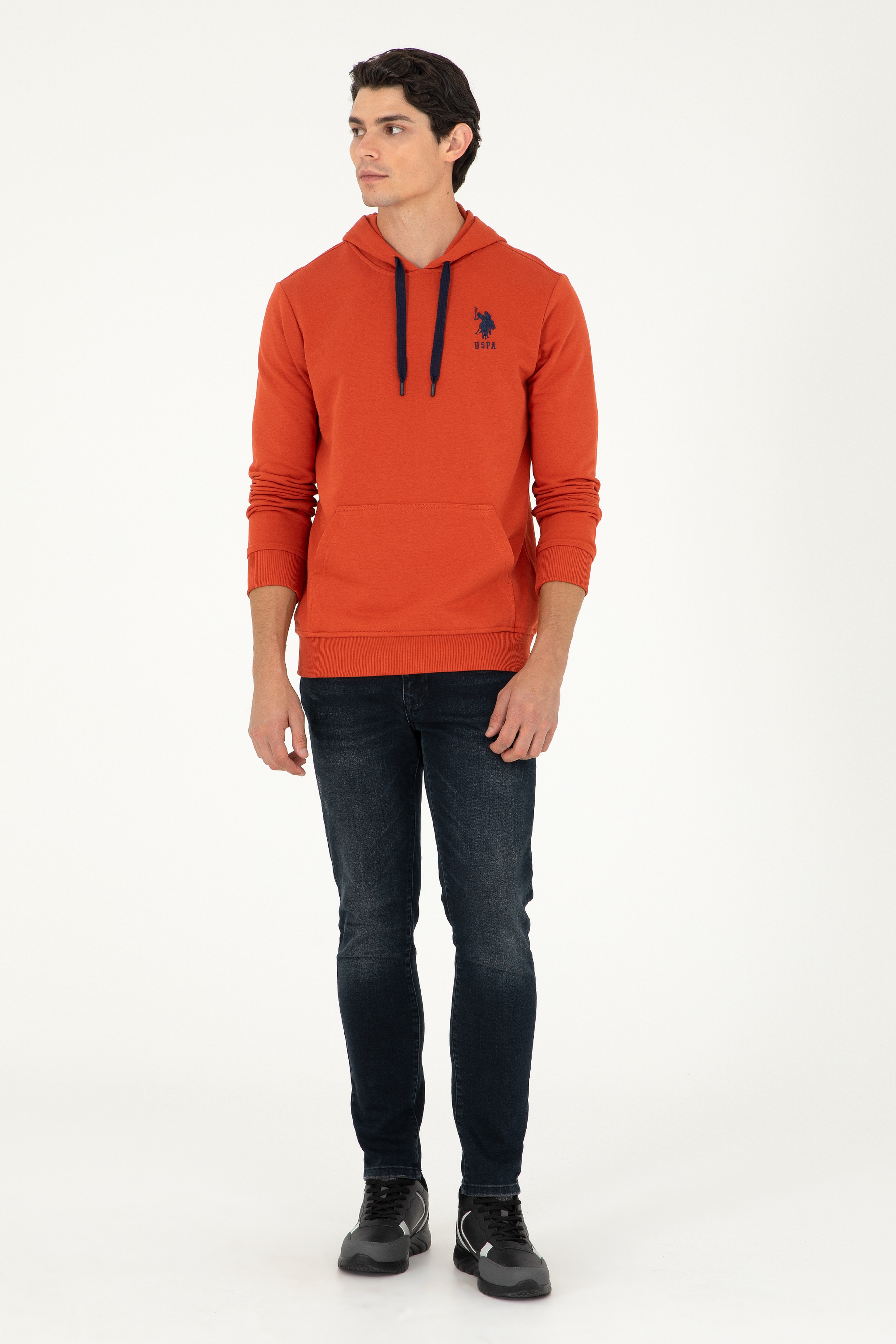 Erkek Kiremit Basic Sweatshirt - Image 4