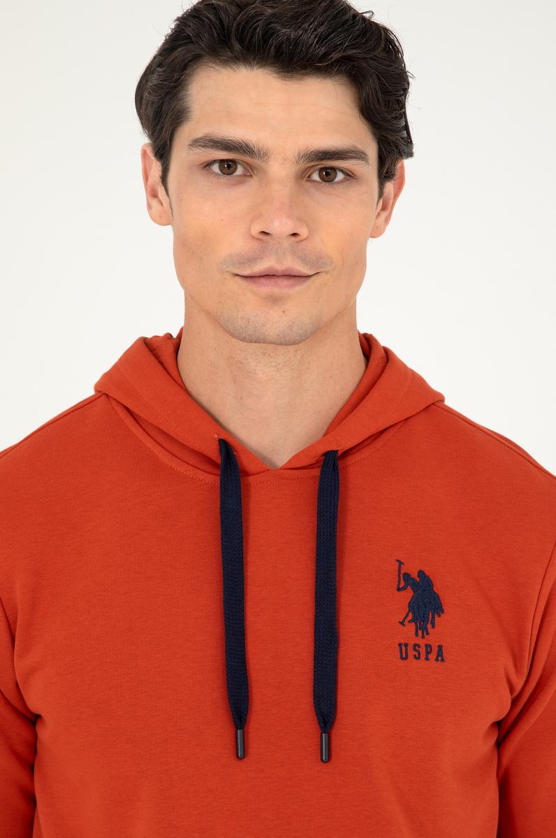 Erkek Kiremit Basic Sweatshirt