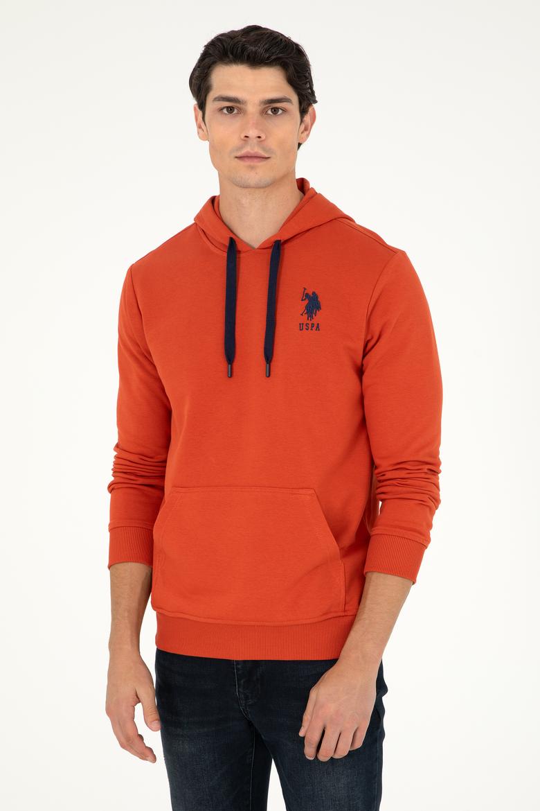 Erkek Kiremit Basic Sweatshirt
