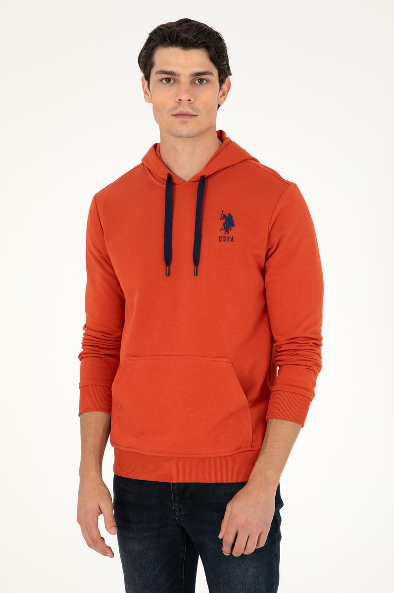Erkek Kiremit Basic Sweatshirt