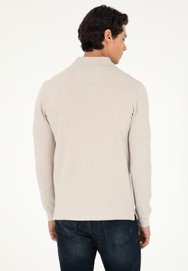 Erkek Taş Basic Sweatshirt - 50289060154