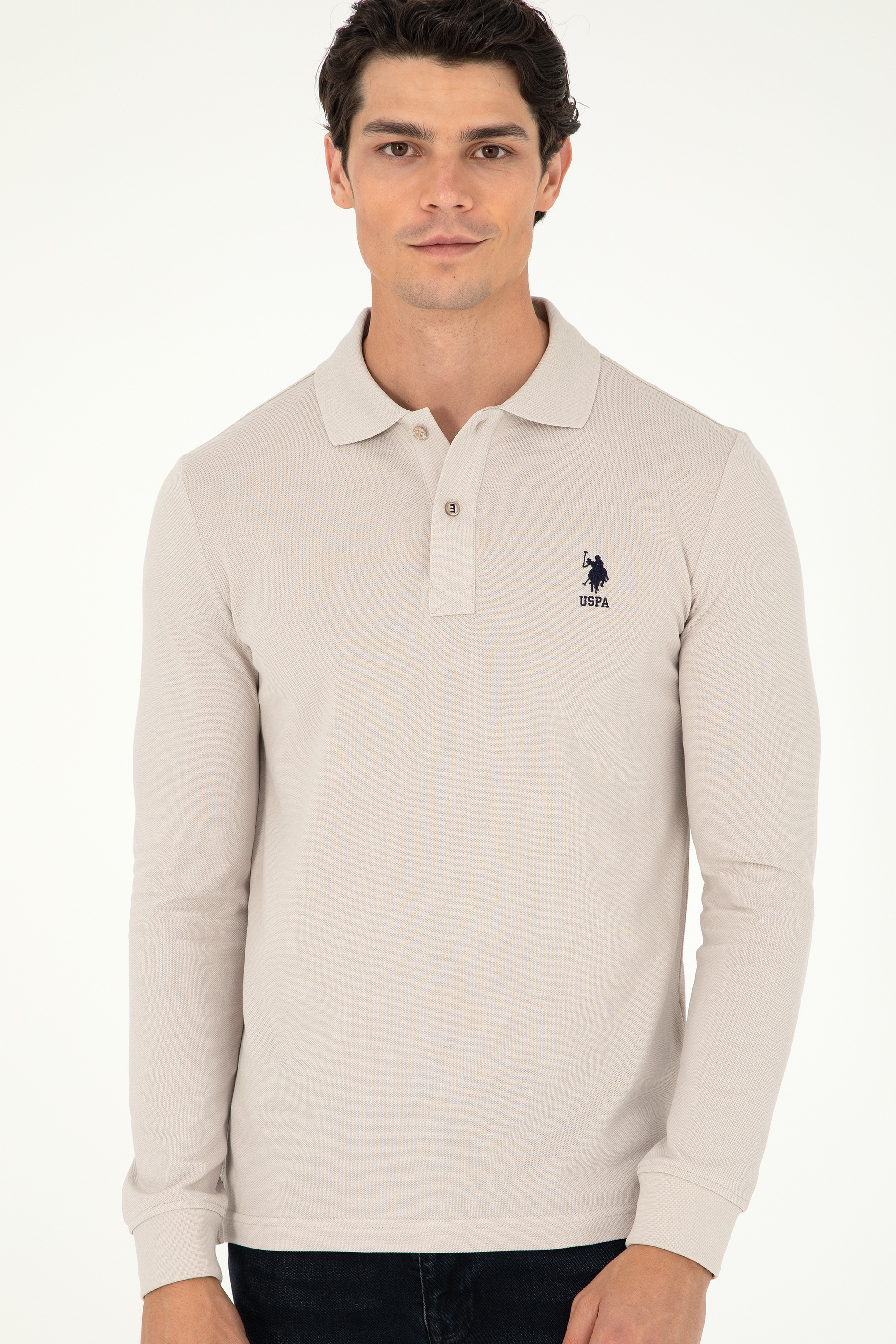 Erkek Taş Basic Sweatshirt