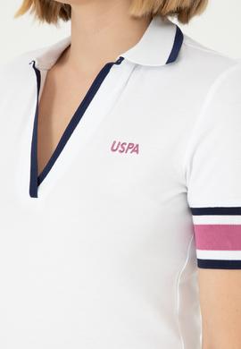 Kadın Beyaz V Yaka Tişört - 50296155006