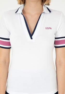 Kadın Beyaz V Yaka Tişört - 50296155006