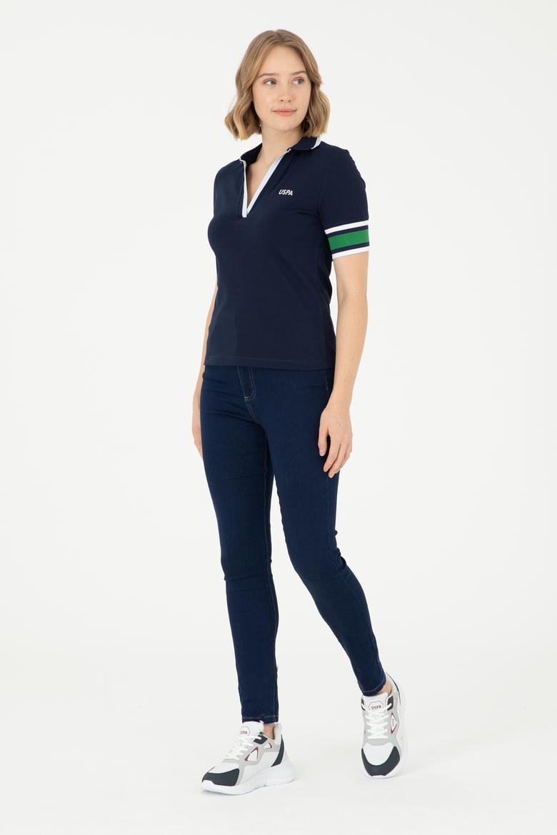 Kadın Lacivert Tişört - 50296155025