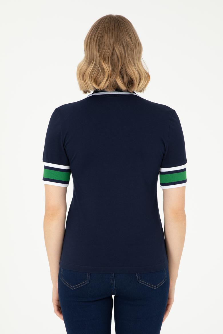 Kadın Lacivert Tişört - 50296155025