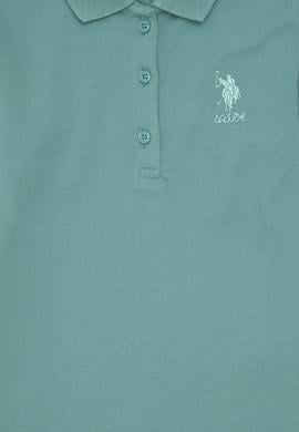 Kız Çocuk Mint Polo Yaka Basic Sweatshirt - 50296377088