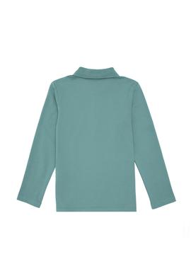 Kız Çocuk Mint Polo Yaka Basic Sweatshirt - 50296377088