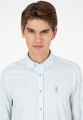 Erkek Açık Mavi Uzun Kollu Gömlek - 50294208037