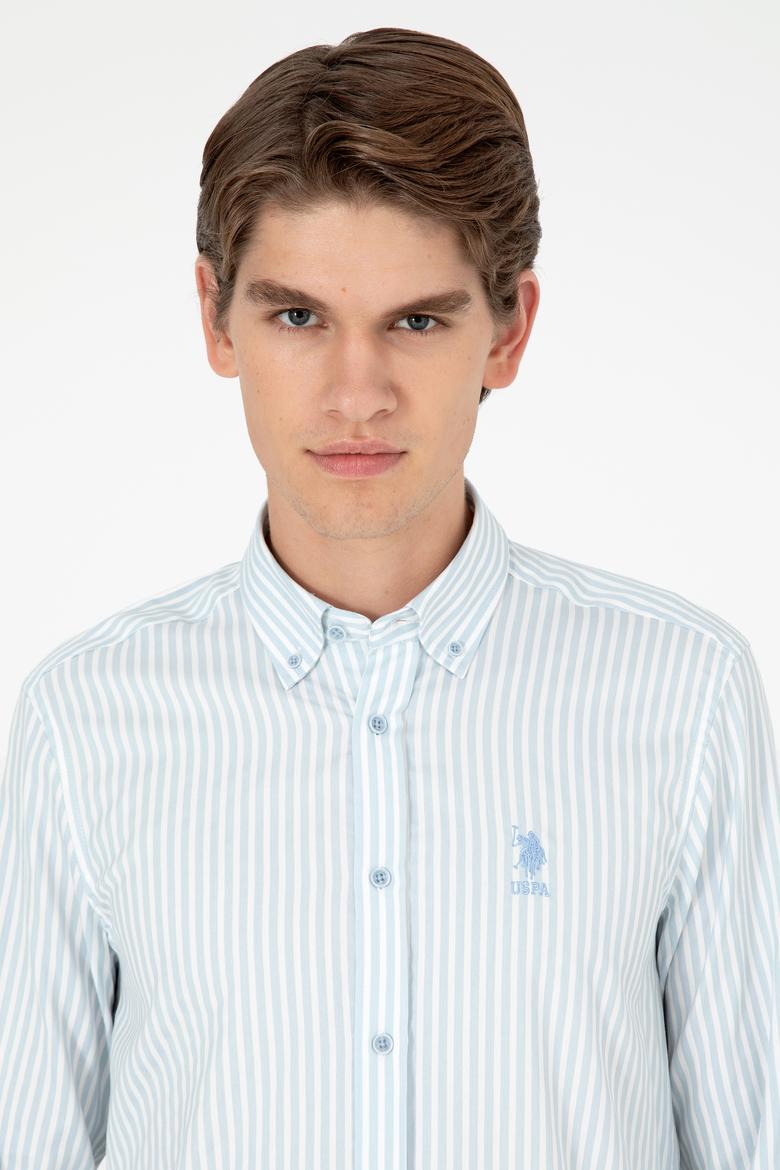 Erkek Açık Mavi Uzun Kollu Gömlek - 50294208037