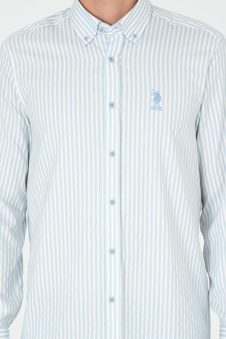 Erkek Açık Mavi Uzun Kollu Gömlek - 50294208037