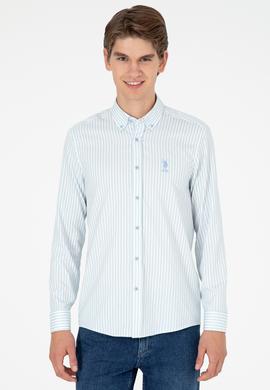 Erkek Açık Mavi Uzun Kollu Gömlek - 50294208037
