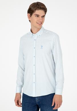 Erkek Açık Mavi Uzun Kollu Gömlek - 50294208037