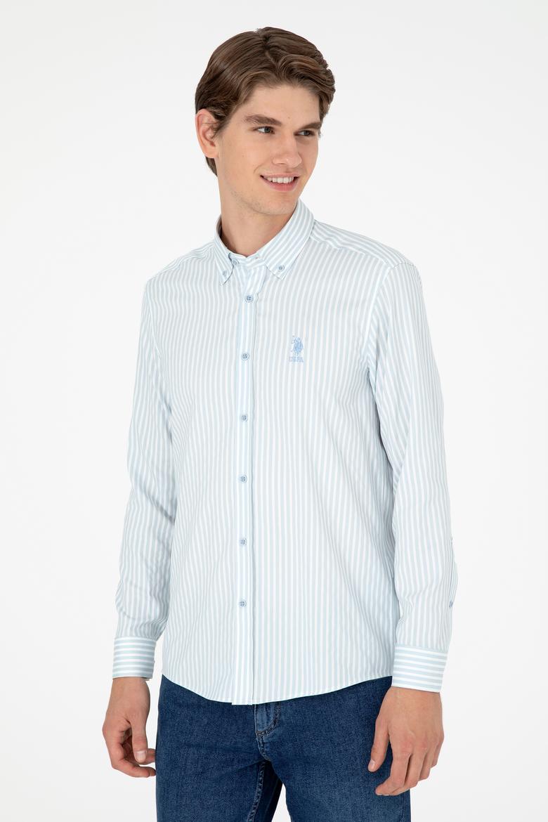 Erkek Açık Mavi Uzun Kollu Gömlek - 50294208037