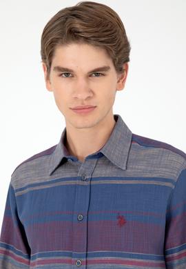 Erkek Lacivert Uzun Kollu Gömlek - 50298064026