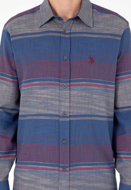 Erkek Lacivert Uzun Kollu Gömlek - 50298064026