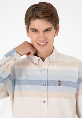 Erkek Camel Uzun Kollu Gömlek - 50298079025