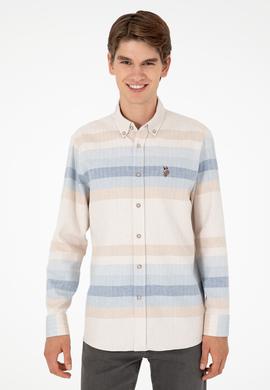 Erkek Camel Uzun Kollu Gömlek - 50298079025