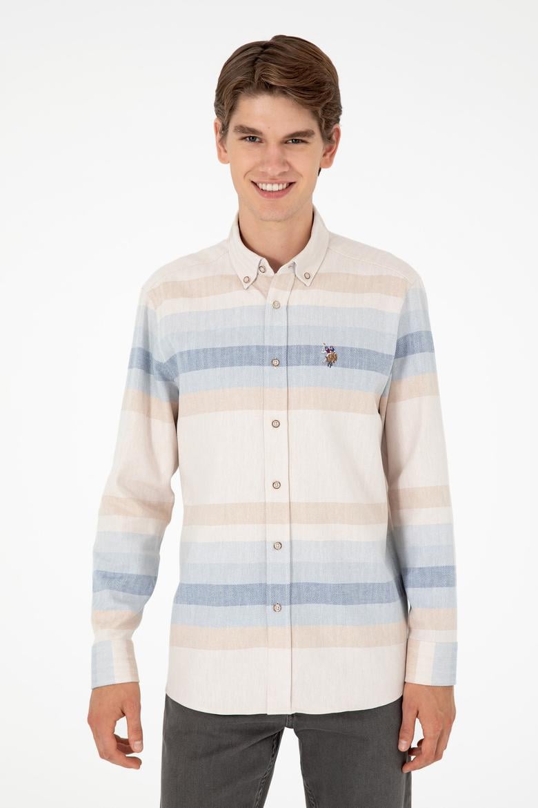 Erkek Camel Uzun Kollu Gömlek - 50298079025