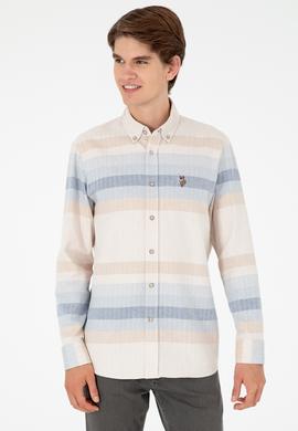 Erkek Camel Uzun Kollu Gömlek - 50298079025