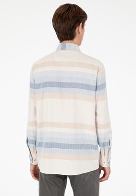 Erkek Camel Uzun Kollu Gömlek - 50298079025