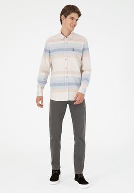 Erkek Camel Uzun Kollu Gömlek - 50298079025