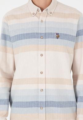 Erkek Camel Uzun Kollu Gömlek - 50298079025