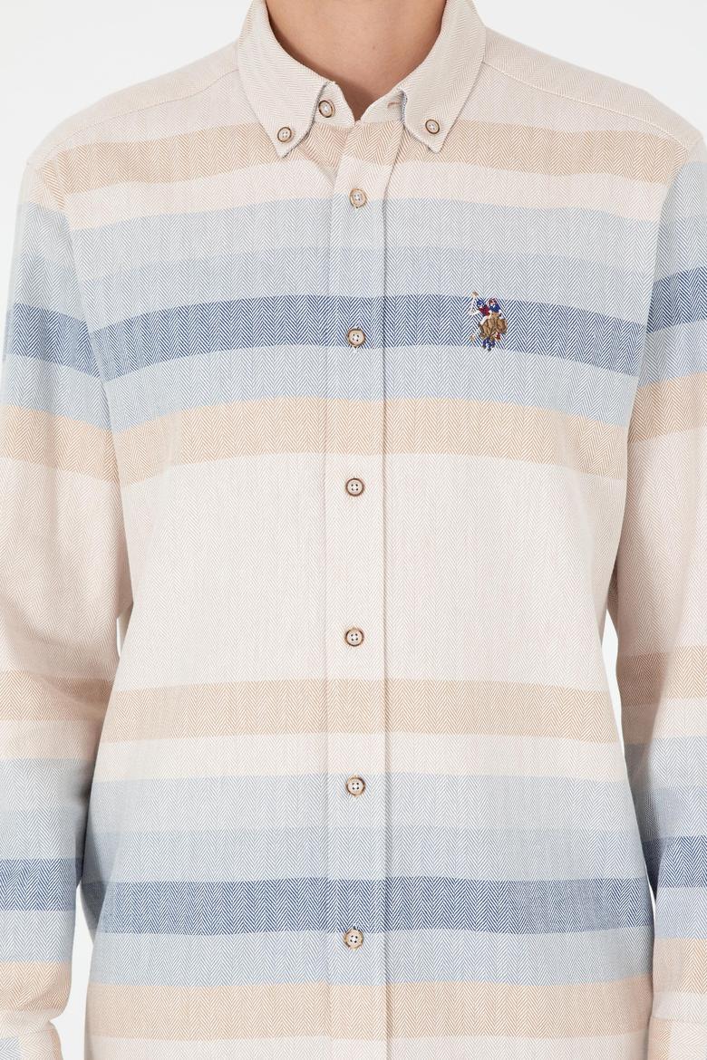 Erkek Camel Uzun Kollu Gömlek - 50298079025