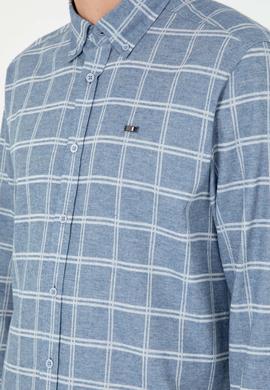 Erkek Açık Mavi Uzun Kollu Gömlek - 50292288006