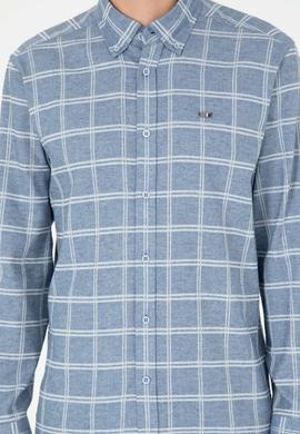 Erkek Açık Mavi Uzun Kollu Gömlek - 50292288006